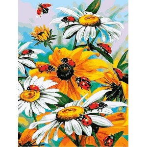 Картина по номера - Лайка и калинки ZE 3225