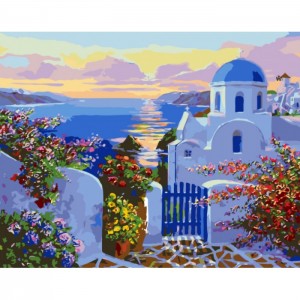 Картини по номера - Санторини GX 26673 Картини по номера - Санторини GX 26673