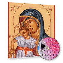 LD 1106 Дева Мария с младенец - Диамантен гоблен