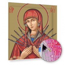 LD 1110 Седмострелна икона - Диамантен гоблен