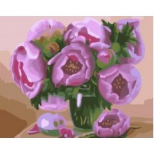 Комплект за рисуване по номера - Божури ZE 5852