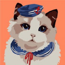КОТЕ МОРЯК -Диамантен гоблен 22005 КОТЕ МОРЯК -Диамантен гоблен 22005