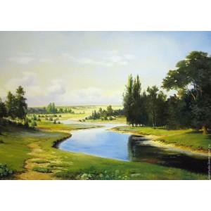 ПРОЛЕТНА РЕКА - Диамантен гоблен PZ 0038
