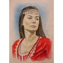 Горда Българка - Диамантен гоблен LD 304004