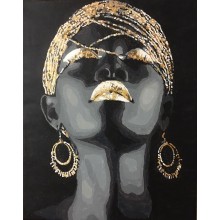 Картина по номера - Черно и златно GX 36510