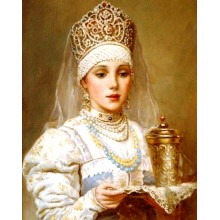 РУСКА КРАСОТА - Диамантен гоблен LD 40504 РУСКА КРАСОТА - Диамантен гоблен LD 40504