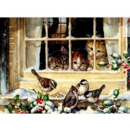 Котета и птички - Диамантен гоблен - GI 304024