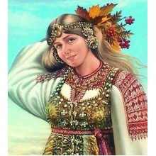 Славянска красота - Диамантен гоблен LD 304040 Славянска красота - Диамантен гоблен LD 304040