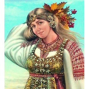 Славянска красота - Диамантен гоблен LD 304040