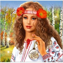 LD 303031 Диамантен гоблен - Хубавица