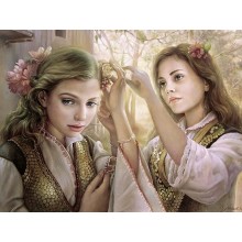 В очакване на празника - Диамантен гоблен LD 304053 РАЗМЕР 30-40