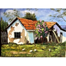 Старата къща - Диамантен гоблен PZ 304047