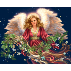 КОЛЕДЕН АНГЕЛ - Диамантен  гоблен IK 405051