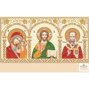 Комплект за бродиране с мъниста -ДОМАШЕН ИКОНОСТАС НИК- 001