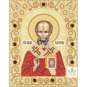 Комплект за бродиране с мъниста -Св. Николай Чудотворец НИК- 5303