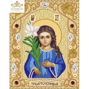 Комплект за бродиране с мъниста -Икона на Божията майка Трилетствующа НИК- 5314