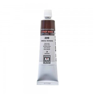209 Сиена печена - професионална супер фина акрилна боя 45 ml
