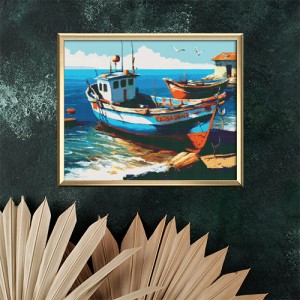Гоблен за шиене - Лодка в морето GA 0090