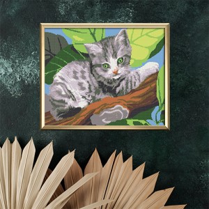 Гоблен за шиене - Коте на клон GA 0168