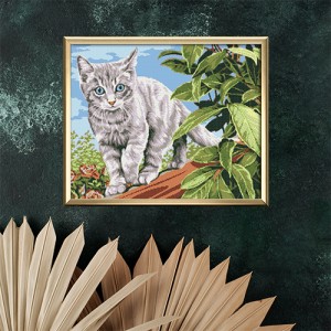 Гоблен за шиене - Синеоко коте GA 0169