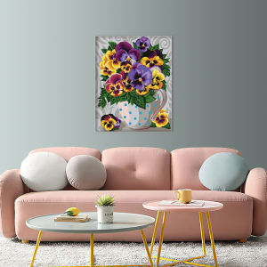 Гоблен за шиене - Теменужки GA 0202