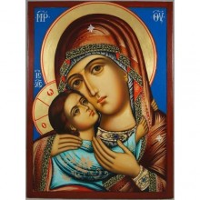 Икона Дева Мария с младенец - Диамантен  гоблен IK 405056