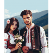 Млада двойка - Диамантен гоблен LD 304309
