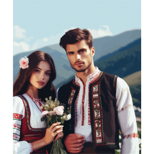 Млада двойка - Диамантен гоблен LD 304309