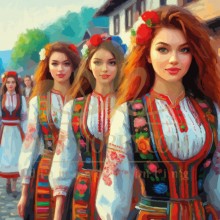 Хоро - Диамантен гоблен LD 304335