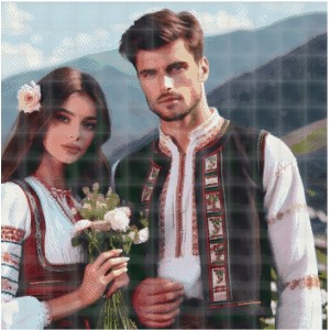 Гоблен за шиене - Хубава двойка  GP 0238