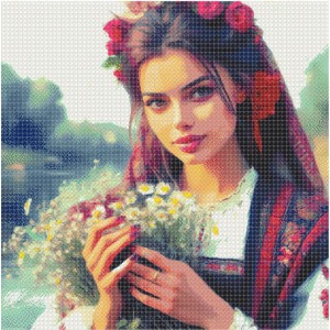 Гоблен за шиене - Хубава девойка GP 0243 Гоблен за шиене - Хубава девойка GP 0243