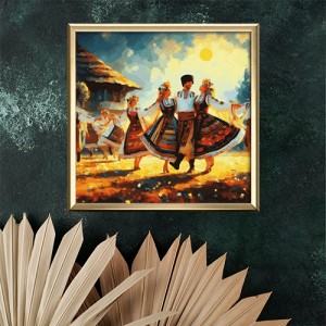 Гоблен за шиене - Народни песни и игри GP 3605