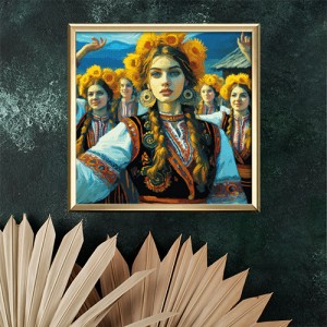Гоблен за шиене - Синеока българка GP 0250