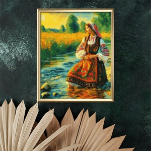 Гоблен за шиене - Красива българка в носия GA 0256