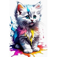 Картина по номера - Чудесно котенце ZE 3824
