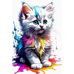 Картина по номера - Чудесно котенце ZE 3824