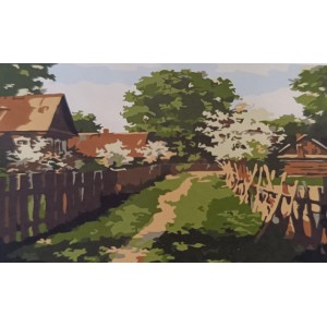 Лятно село - Картина по номера CX 4343 Лятно село - Картина по номера CX 4343