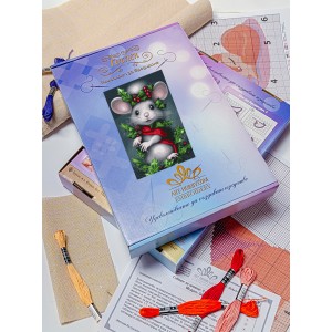Гоблен за шиене - Празнична мишка GA 3529