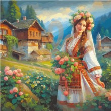 Картина по номера - Родопска невяста ZP 848