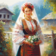Чаровна невяста - Диамантен гоблен LD 404082