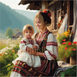 Любимо детенце - Диамантен гоблен LD 404103