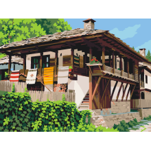 Рисуване по номера - Стара българска къща  