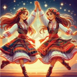 Танц - Диамантен гоблен LD 404122