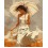 Момиче с чадър - Картина по номера ZG 11116