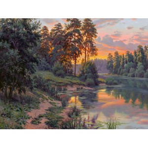 Гоблен за шиене - Горска река GA 3925
