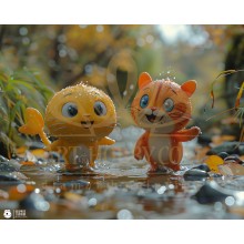 RZ 405134 Приятели - Диамантен гоблен
