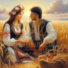 Влюбени - Диамантен гоблен LD 404131