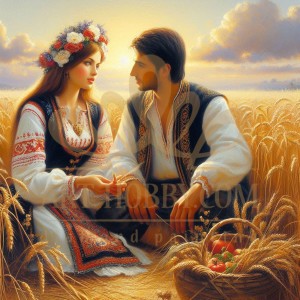 Влюбени - Диамантен гоблен LD 404131
