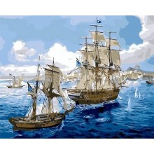 PZ 304438 Фрегати - Диамантен гоблен