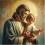 Гоблен за шиене - Исус и дете GP 4127